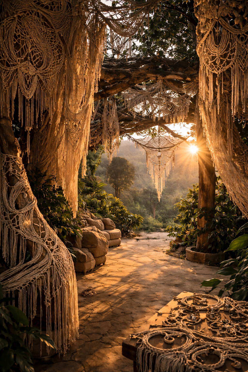 YAMANI Background - Macramé Cave